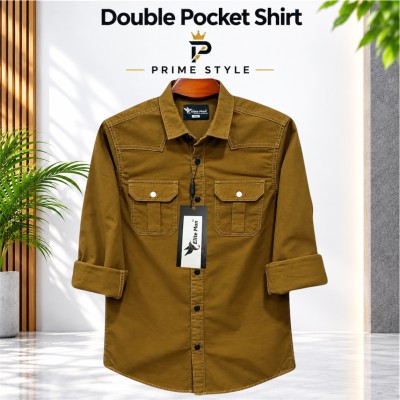 Double Pocket Premium Shirt (Masterd Brown)