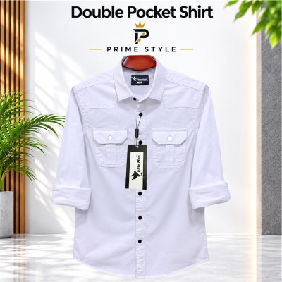 Double Pocket Premium Shirt (White)