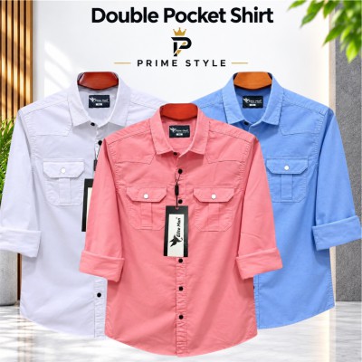 3 pics Premium Double Pocket Shirt
